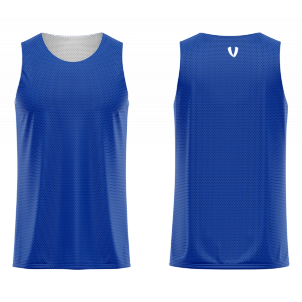 Royal Blue/White Reversible Singlet "Bundle"