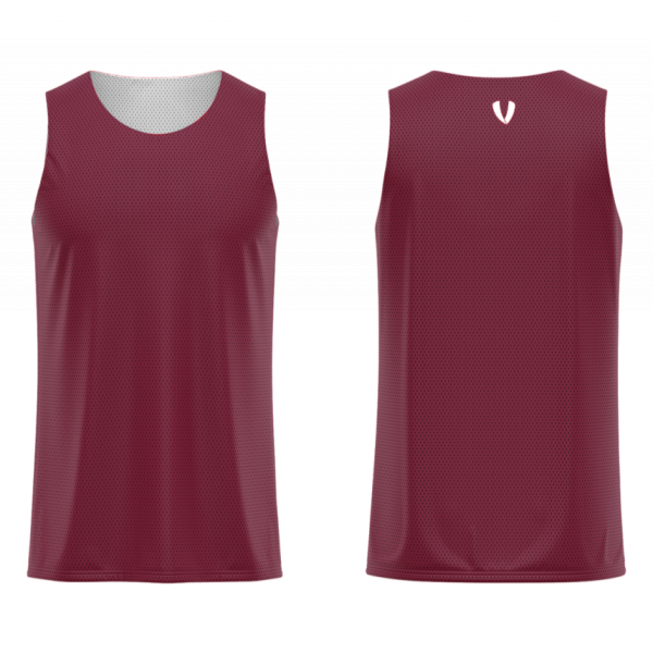 Maroon/White Reversible Singlet "Bundle"